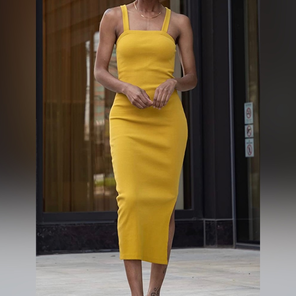 Signed Blake - Amazon Drop Yellow Dress